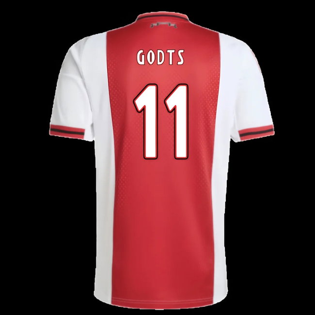 2025-2026 Ajax Home Shirt (Godts 11)-SoccerKits Hub | Buy Soccer Jerseys Online